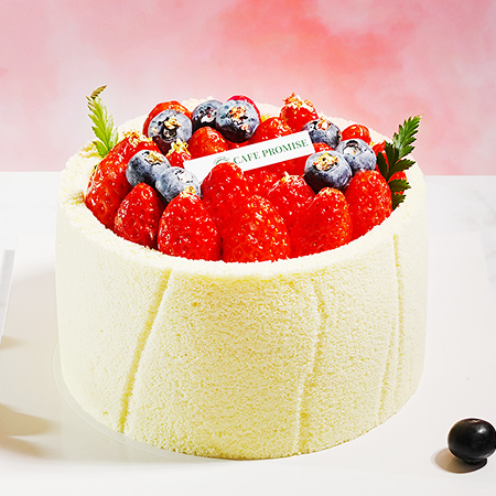 생딸기 케이크
